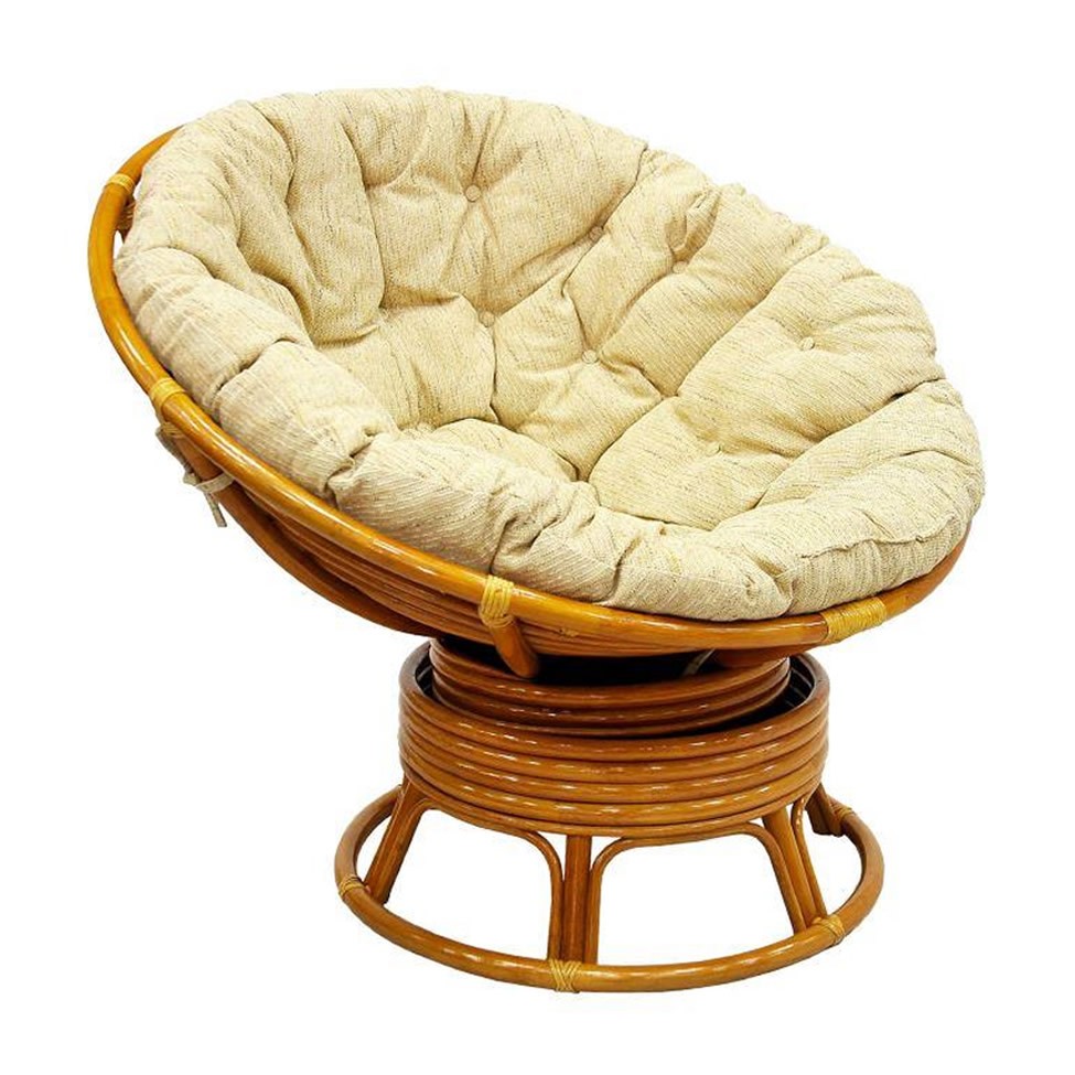 кресло дачное круглое плетеное