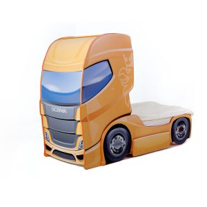 Кровать-грузовик "Скания+1" манго