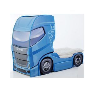 Кровать-грузовик "Скания+1" синий
