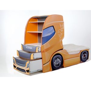 Кровать-грузовик "Скания+1" манго